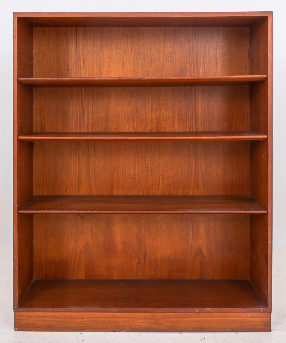 Appraisal: SOBORG MOBLER DANISH MODERN TEAK OPEN BOOKCASE Soborg Mobler Danish