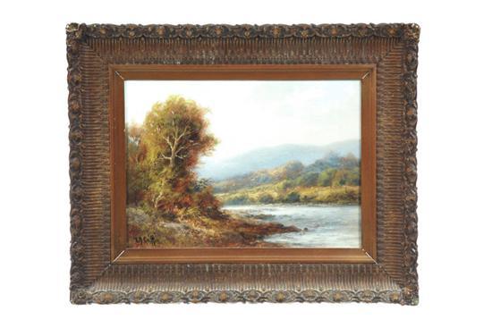 Appraisal: RIVER LANDSCAPE BY THOMAS B GRIFFIN AMERICAN - Oil on