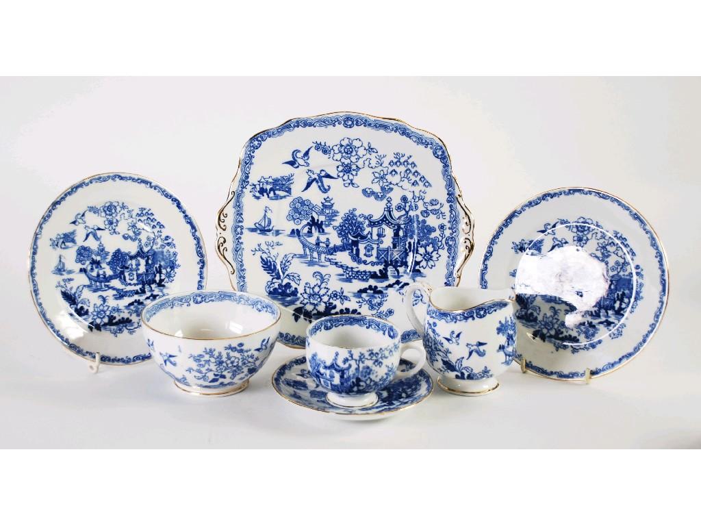 Appraisal: TWENTY-ONE PIECE ROYAL ALBERT CROWN CHINA BLUE AND WHITE CHINA