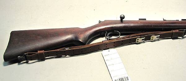 Appraisal: A caliber BSA Sportsman single shot bolt action rifle Serial