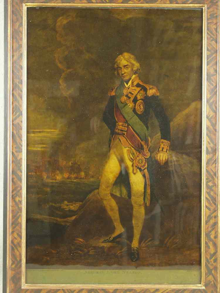 Appraisal: ENGRAVING - Admiral Lord Nelson painted by I Hoppner Esq