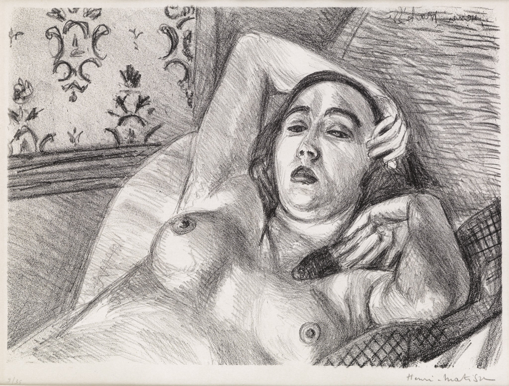 Appraisal: HENRI MATISSE Le Repos du Mod le Lithograph on Chine