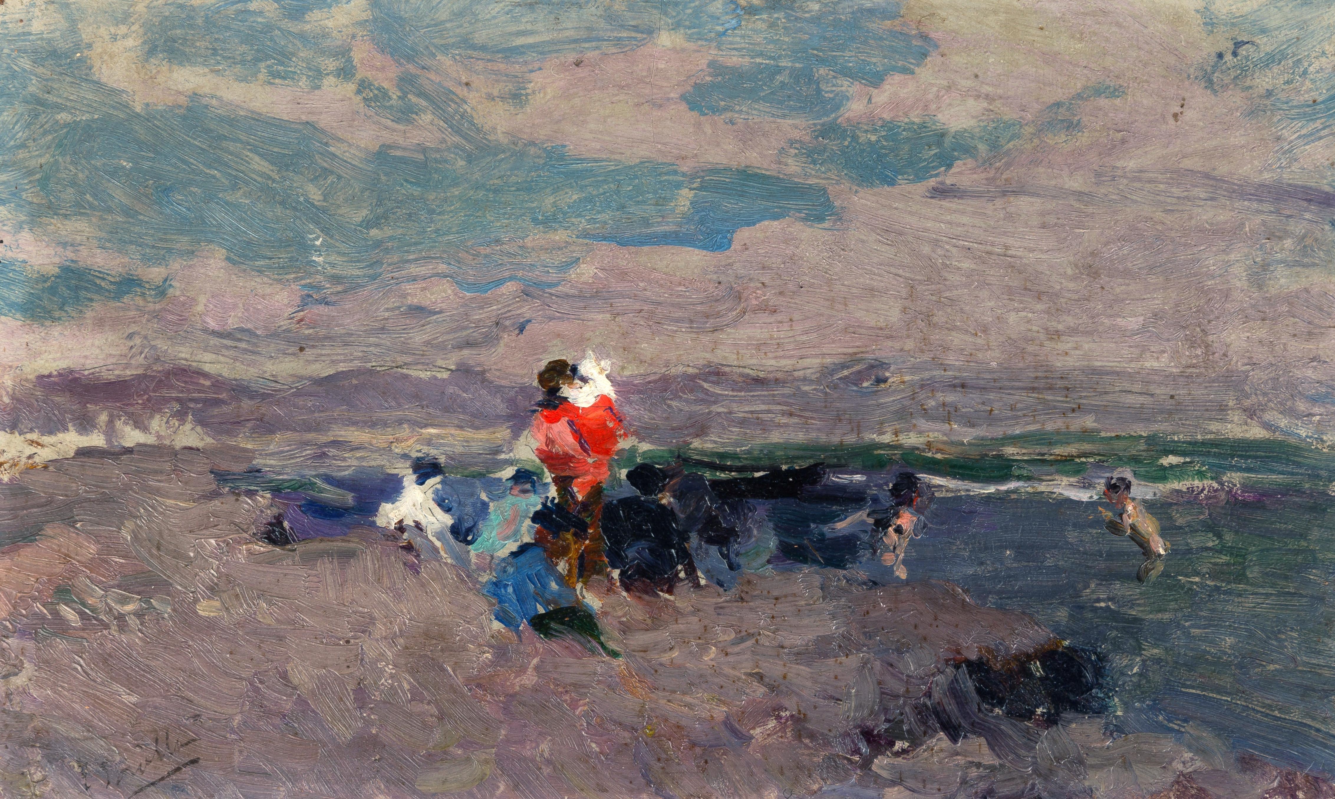 Appraisal: JOAQUIN SOROLLA Y BASTIDA SPANISH - PLAYA DE VALENCIA oil