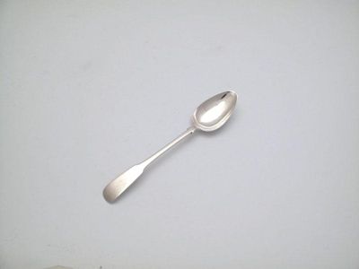 Appraisal: John Keith a silver fiddle pattern dessert spoon circa length