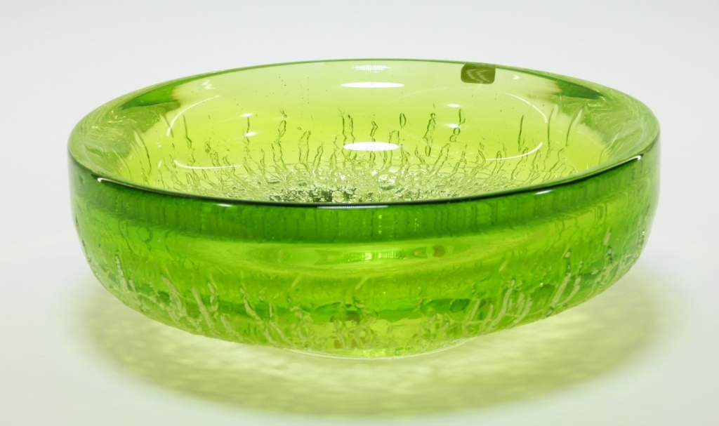 Appraisal: GORAN WARFF FOR KOSTA BODA ART GLASS BOWL Sweden b