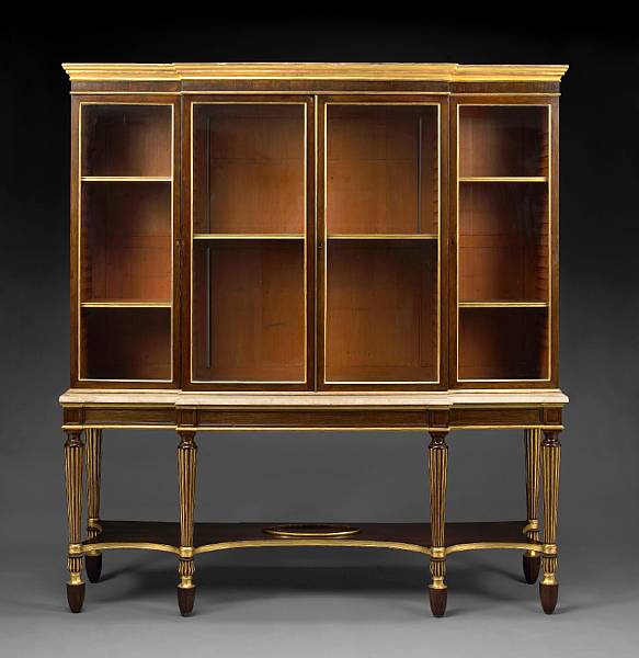 Appraisal: A Regency parcel gilt rosewood cabinet in the manner of