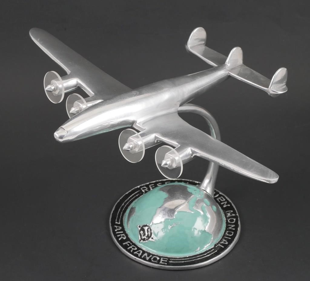 Appraisal: Desktop aluminum model of the Lockheed L Starliner first flown