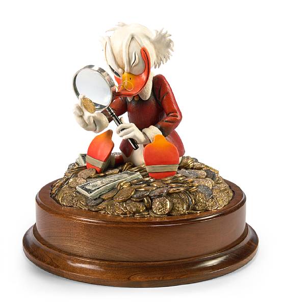 Appraisal: A Carl Barks Artist's Proof No porcelain sculpture entitled The