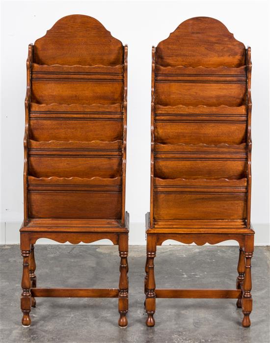 Appraisal: Sale Lot A Pair of William and Mary Style Upright