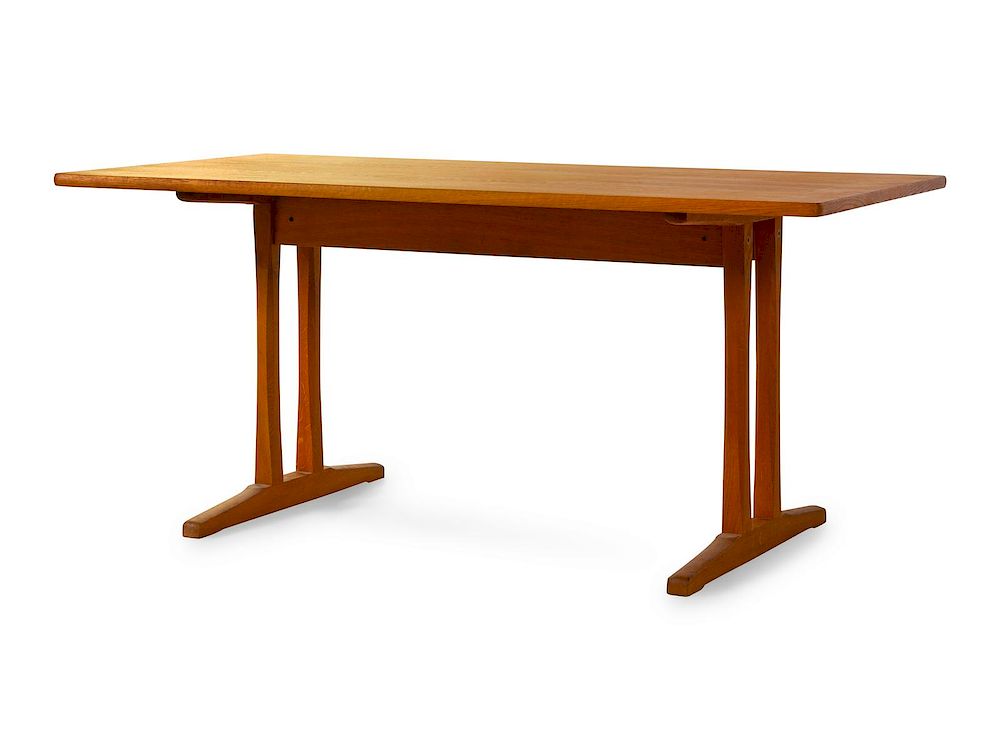 Appraisal: Borge Mogensen Danish - Shaker Dining Table FDB Mobler Denmark