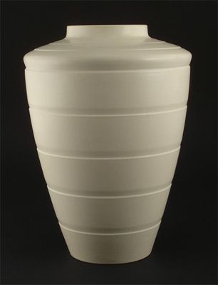 Appraisal: A Wedgwood Moonstone earthenware vase designed by Keith Murray shape