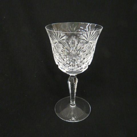 Appraisal: Cut Crystal Wine Glasses excellent