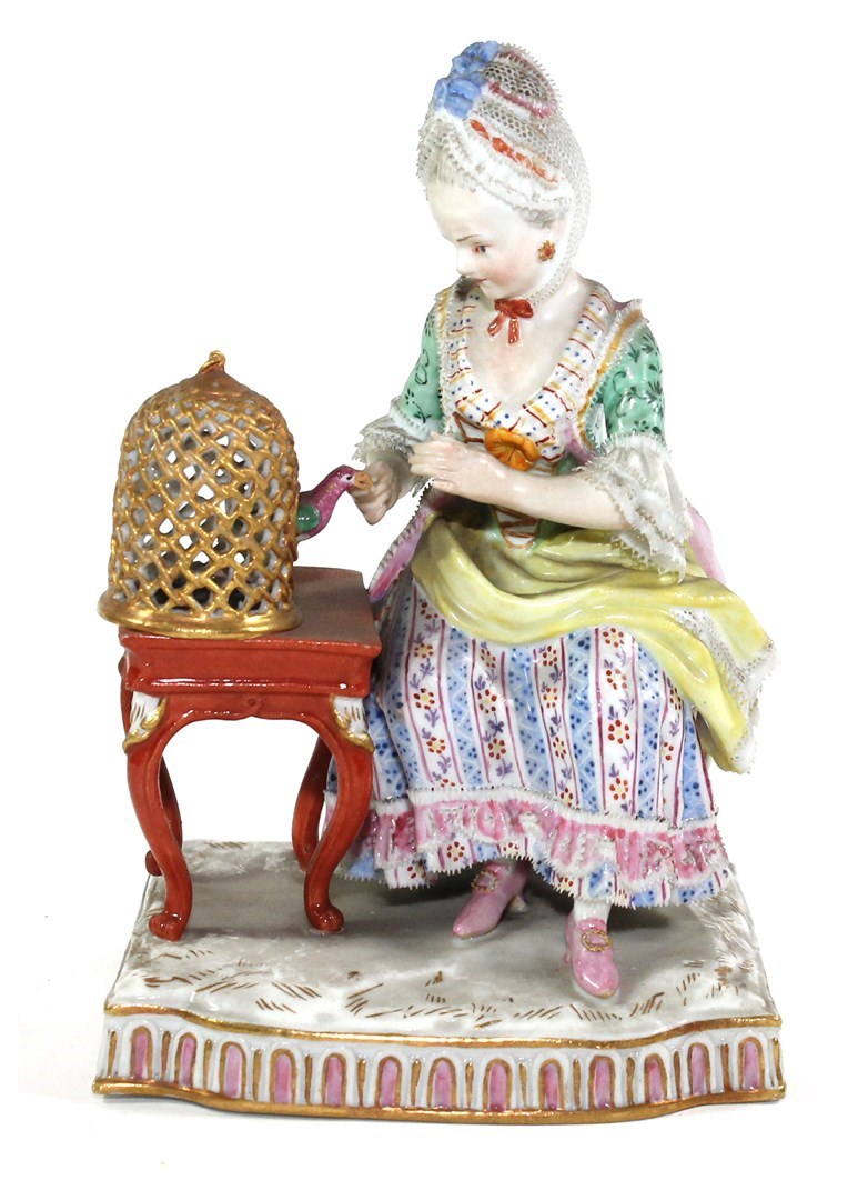 Appraisal: A Meissen porcelain figure of Touch from a set of