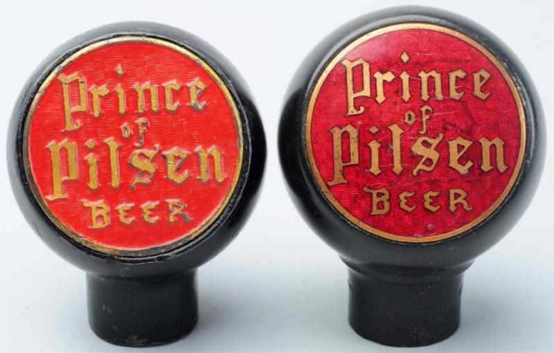 Appraisal: Lot of Prince of Pilsen Beer Tap Knobs Includes one