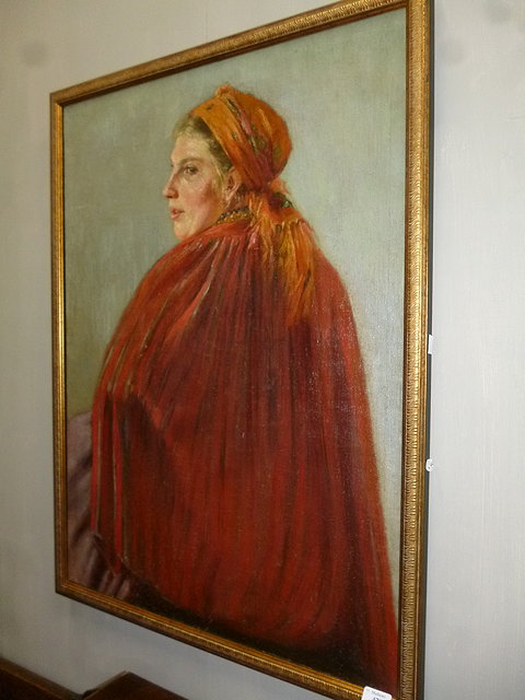 Appraisal: AFTER AUGUSTUS JOHN - Half length portrait of a woman