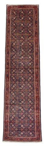 Appraisal: Hand-tied Persian runner approx ' l ' w