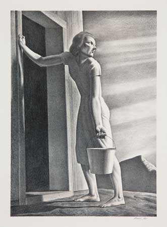 Appraisal: ROCKWELL KENT Two lithographs Good-Bye Day x mm x inches