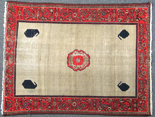 Appraisal: A Malayer rug size approximately ft in x ft in