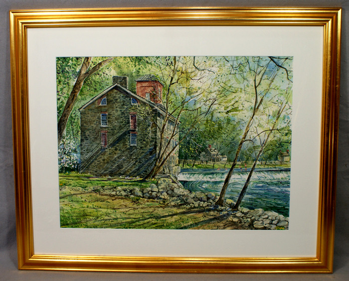 Appraisal: W James McGlynn American th c w c Breck's Mill