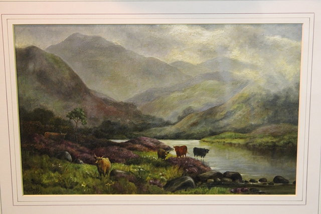 Appraisal: H M Bott British Early th Century Cattle watering in