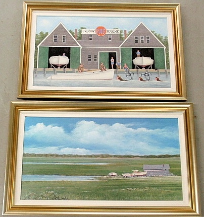 Appraisal: - Two framed limited edition gicl e prints by Richard