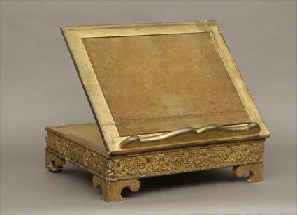 Appraisal: th Century Giltwood Bookstand