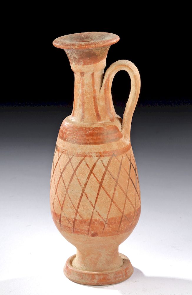 Appraisal: Lovely Greek Apulian Pottery Net Lekythos Magna Graecia South Italy