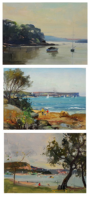 Appraisal: DERMONT JAMES HELLIER b 'Northhead Sydney Harbour NSW' and 'Clontaff