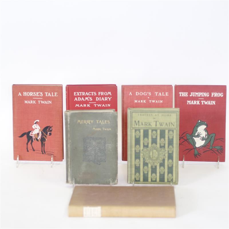 Appraisal: Seven Mark Twain books Published from to Merry Tales Travels