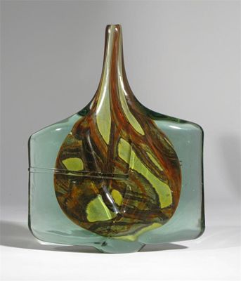 Appraisal: A Mdina glass Fish vase designed by Michael Harris unsigned