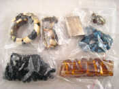 Appraisal: A quantity of costume jewellery including a faux jet collar