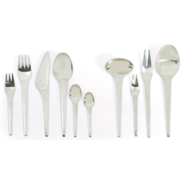 Appraisal: Henning Koppel ''Caravel'' Sterling Silver flatware by Georg Jensen Denmark