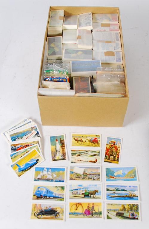 Appraisal: PSMA' BOX CONTAINING 's OF TEA CARDS both loose and