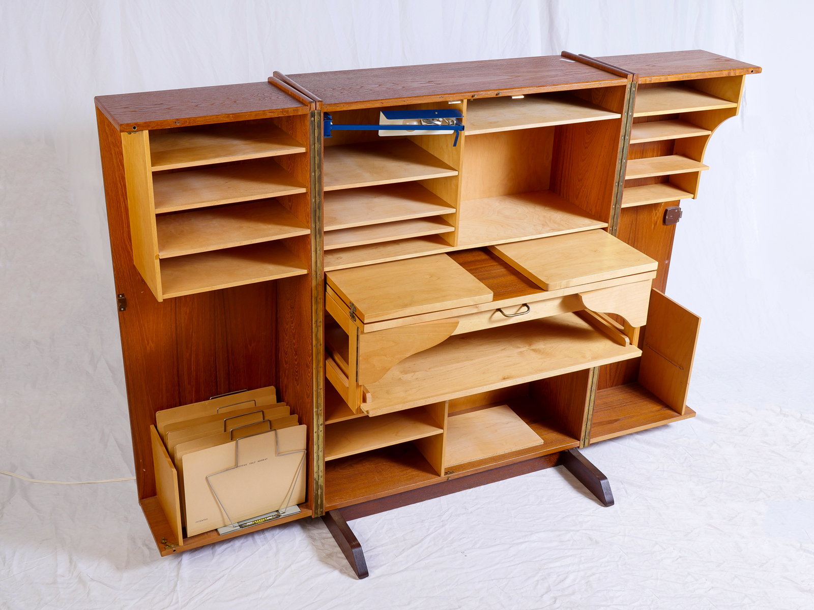 Appraisal: MUMMENTHALER MEIER DESK-IN-A-BOX WORK STATION Danish mid-century modern ''Magic Box''