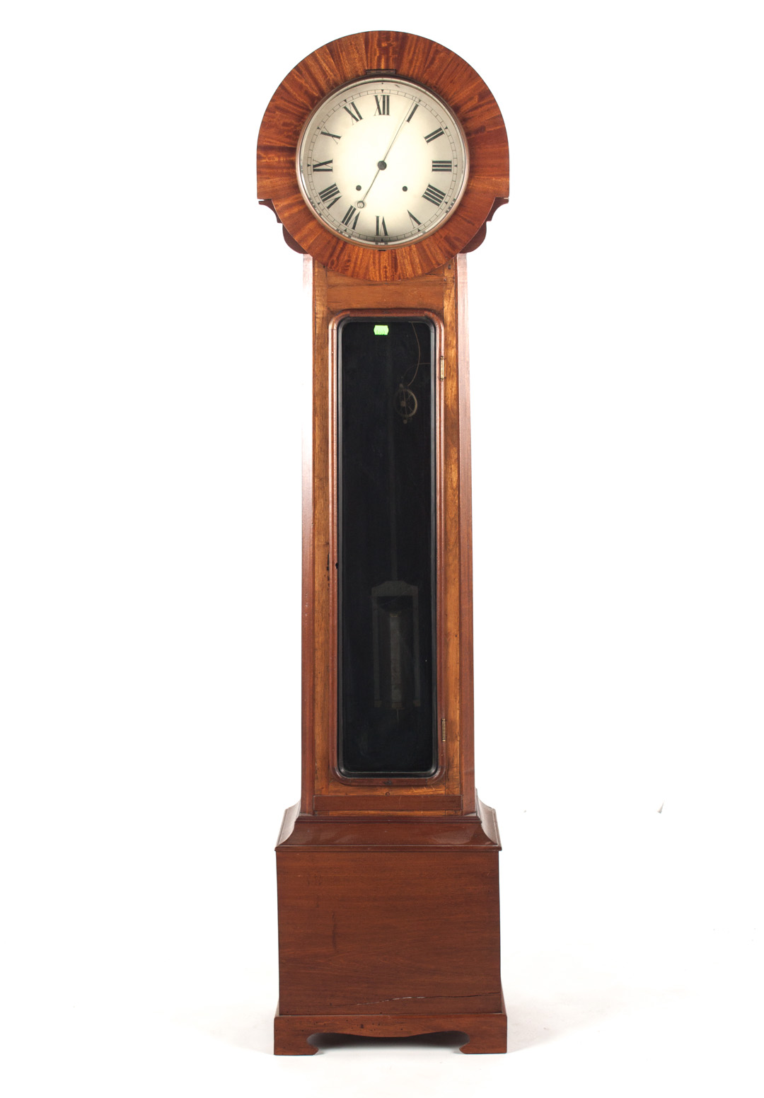 Appraisal: German mixed wood tall-case clock second half- th century drum