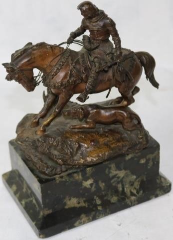 Appraisal: CARL KAUBA - AUSTRIAN BRONZE OF THCENTURY STYLE MAN ON