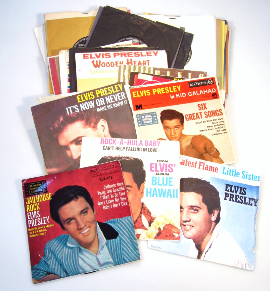 Appraisal: Various records 's Elvis Presley His latest Flame Little Sister