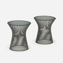 Appraisal: Warren Platner OCCASIONAL TABLES FROM A NEW YORK INTERIOR BY