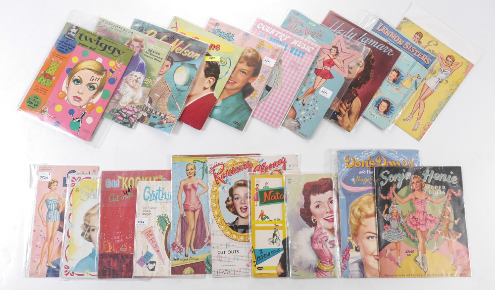 Appraisal: COLLECTION OF VINTAGE CELEBRITY PAPER DOLL BOOKS Approx books of