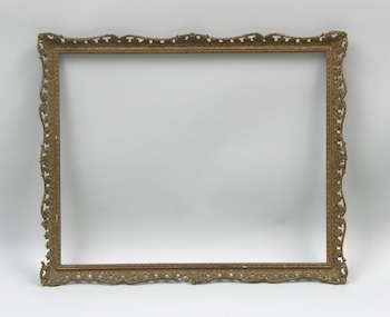 Appraisal: A Vintage Carved Openwork Picture Frame A vintage carved openwork