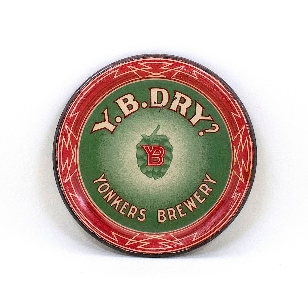 Appraisal: Y B Dry Yonkers Brewery Tip Tray Reference n a