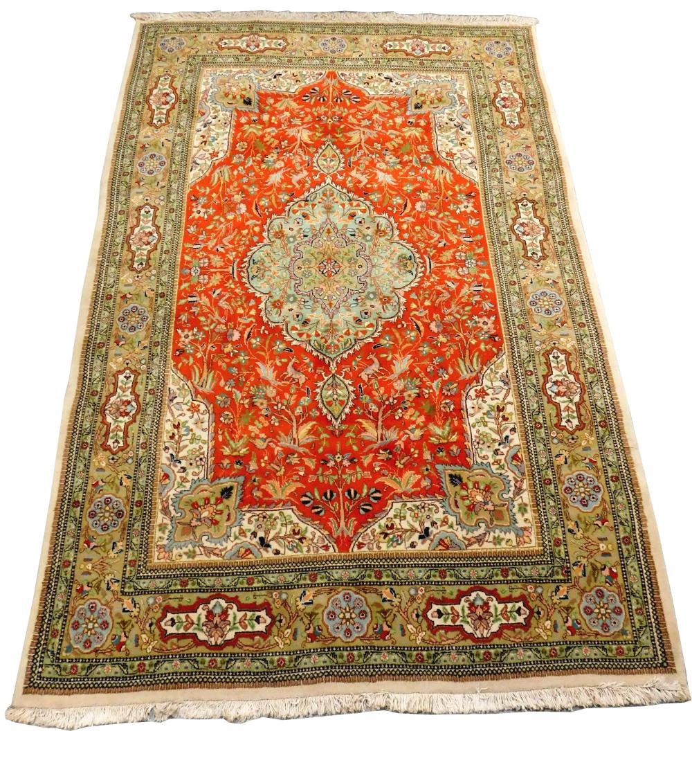 Appraisal: RUG Modern Persian style classic Tabriz design ' x '