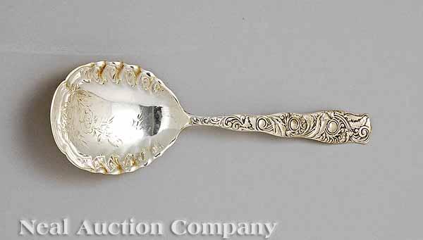 Appraisal: An American Sterling Silver Berry Spoon J B S M