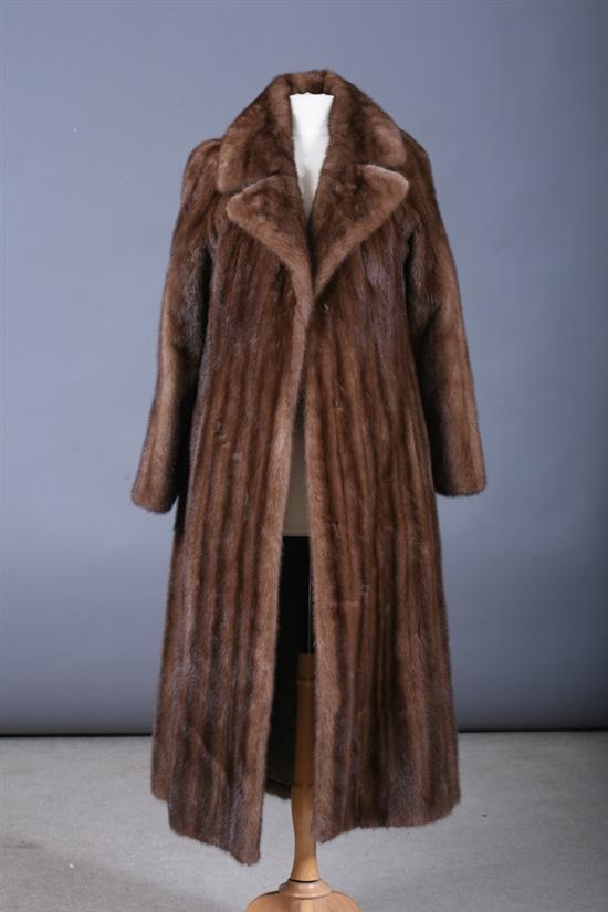 Appraisal: LADY'S ANKLE-LENGTH MINK FUR COAT retailed by Garfinckel's Washington DC