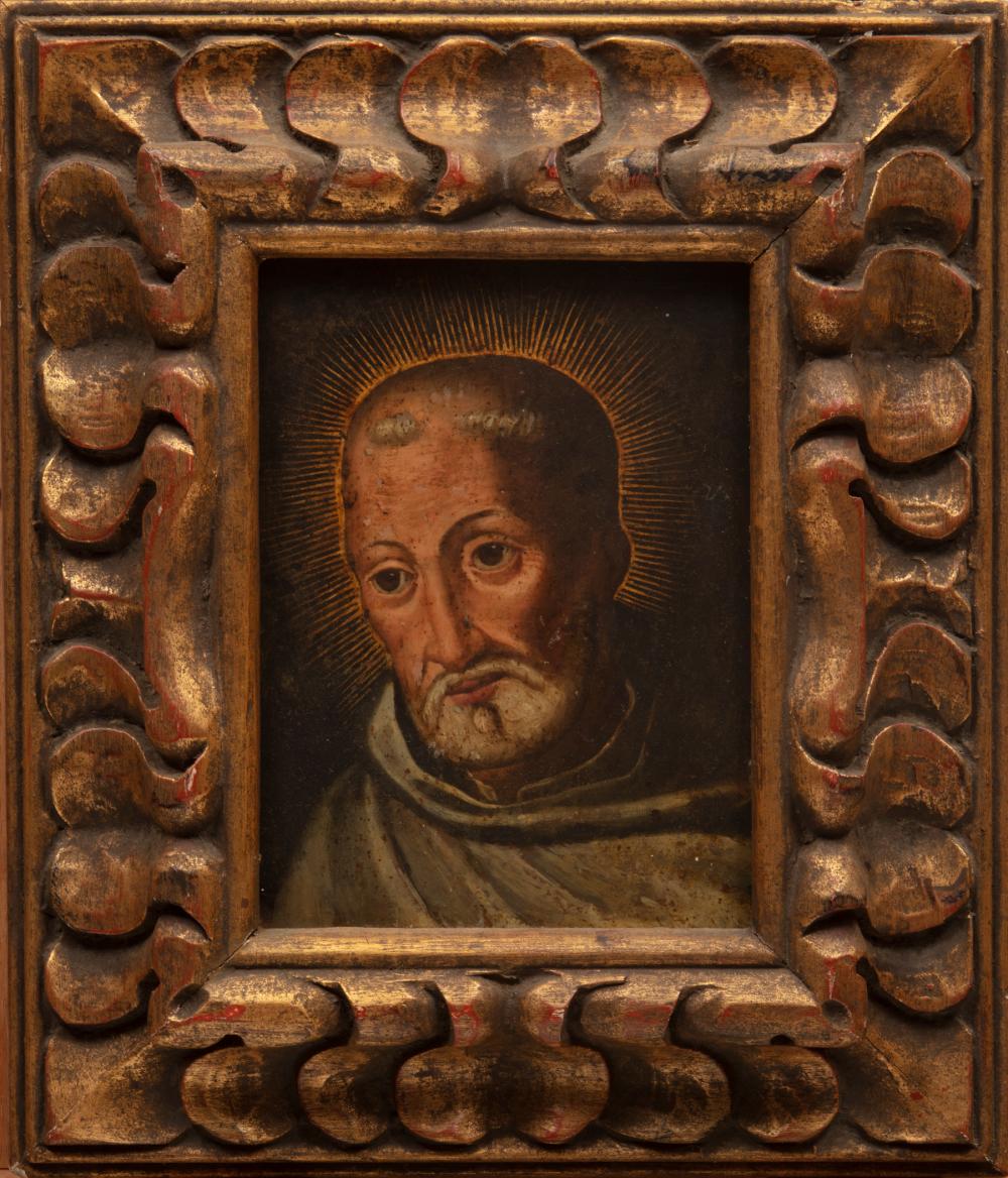 Appraisal: Continental School late th c Saint Peter oil on copper