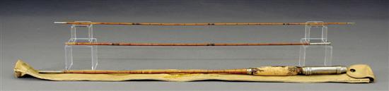 Appraisal: Horrocks-Ibbotson split bamboo fly rod Beaver model with two tips