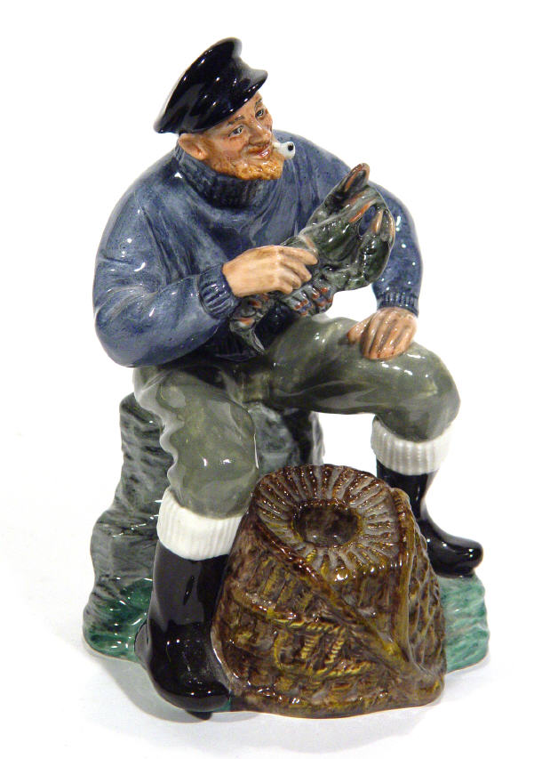 Appraisal: Hand painted Royal Doulton figure 'The Lobster Man' HN printed