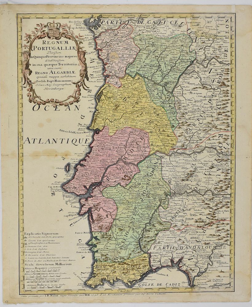 Appraisal: Grp Maps of Iberia and France Group of maps of