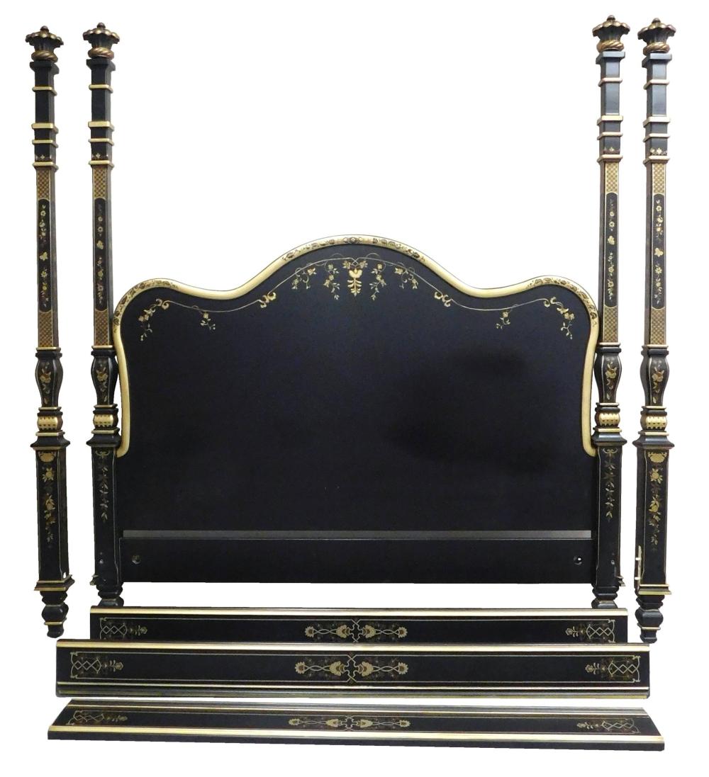 Appraisal: Julia Gray King size poster bed by E J Victor