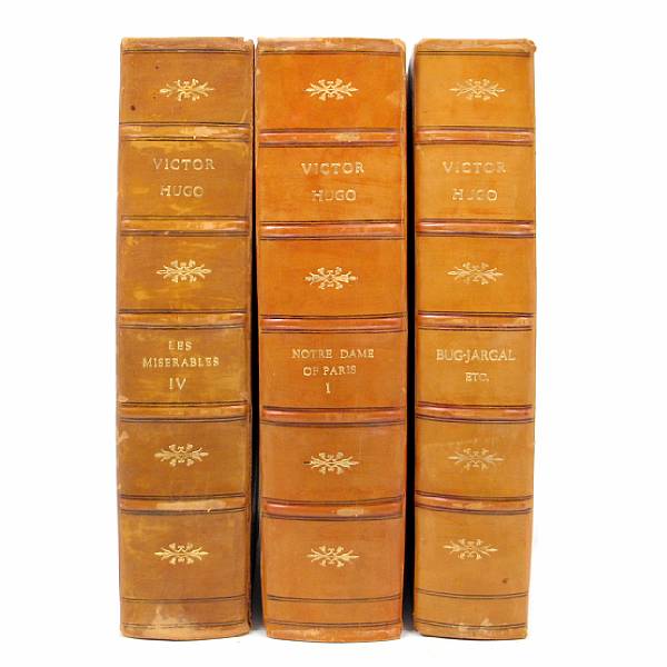 Appraisal: Hugo Victor Works New York - volumes Extra-illustrated to Half